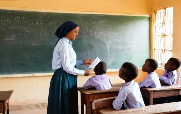 소말릴란드에서 봉사활동 - **Prompt:** A vibrant, sun-drenched street scene in Hargeisa, Somaliland. The image captures a bustl...