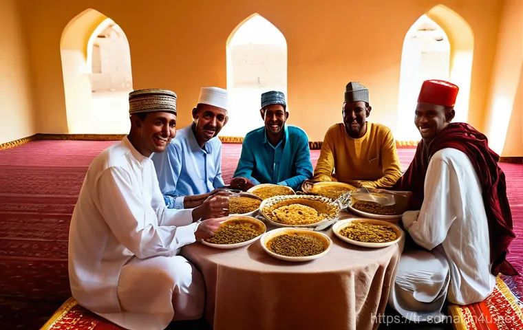 소말릴란드로 이동하기 전 준비물 - **Ancient Rock Art of Laas Geel Caves at Sunset**
    An awe-inspiring interior view of one of the m...