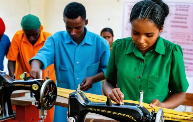 소말릴란드 내 주요 NGO - **A classroom scene in Somaliland filled with young, hopeful children and a dedicated female teacher...
