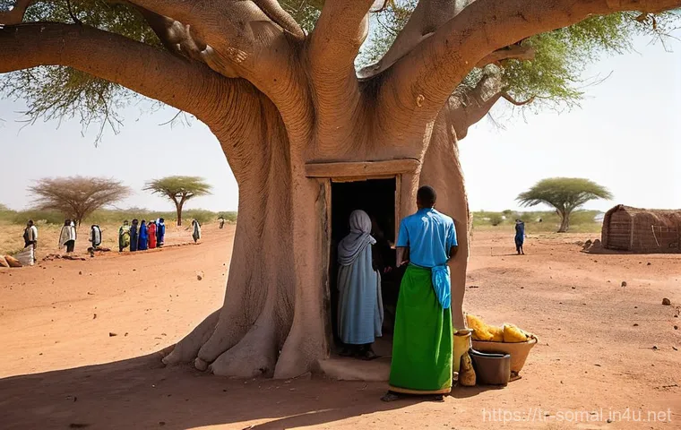 소말릴란드의 전통 의약품 - **Prompt 1: The Wise Healer and Her Herbal Sanctuary**
    "A serene and wise elderly Somaliland wom...