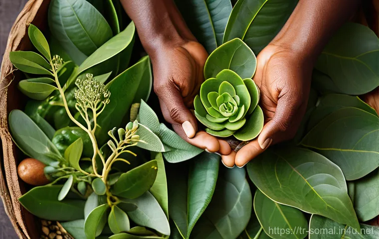 소말릴란드의 전통 의약품 - **Prompt 2: Community Healing Ritual by the Baobab Tree**
    "A heartwarming scene in a rural Somal...